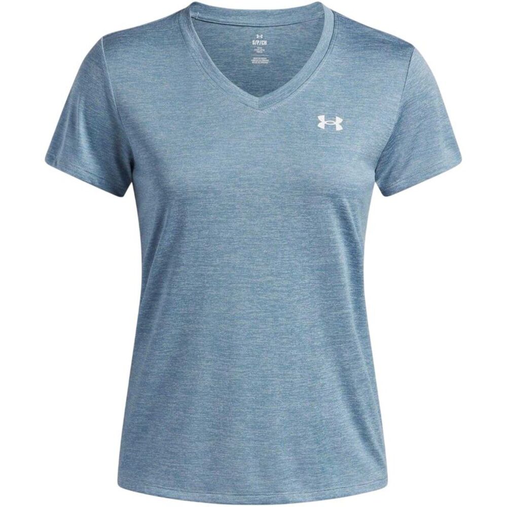 Under Armour Womens/Ladies Twist V Neck Loose Fit T-Shirt / Calm Blue